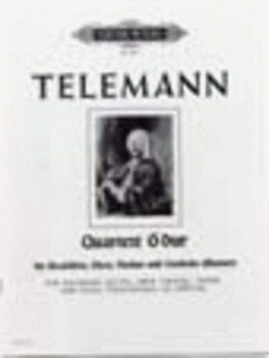 Quartet G Flute (Rec) Oboe Violin Piano (Vc Ad Lib) Score/Parts Book