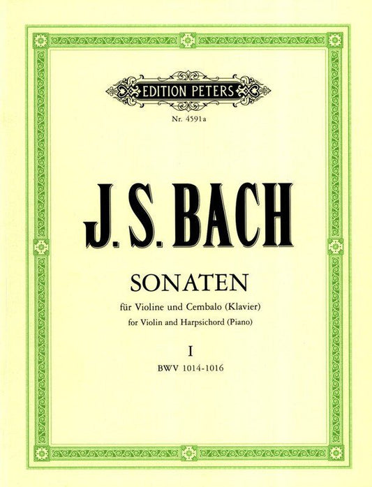 Bach - 6 Sonatas Vol 1 BWV 1014-1016 for Violin and Piano