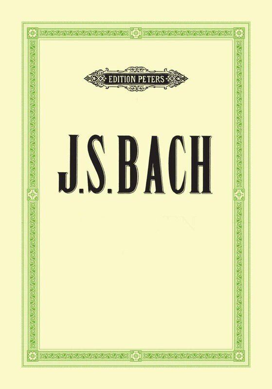 Bach - Sonatas Vol 3 BWV 1021, 1023, 1024 for Violin and Piano, Edition Peters