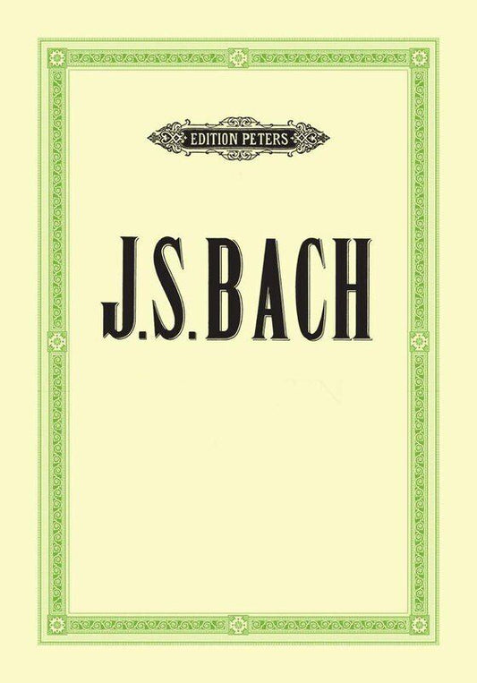 Bach - Sonatas Vol 3 BWV 1021, 1023, 1024 for Violin and Piano, Edition Peters