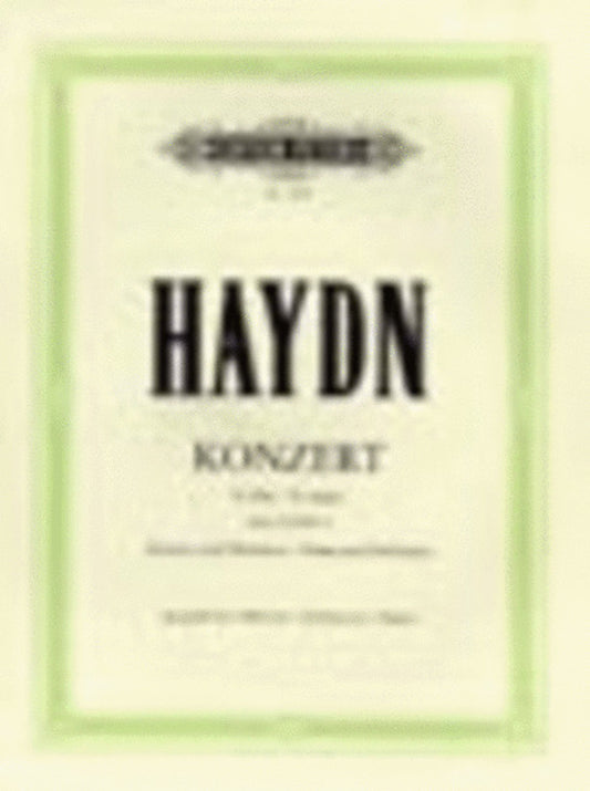 Haydn - Concerto No 2 In G Hob 18 No 4 2P 4H (Softcover Book)
