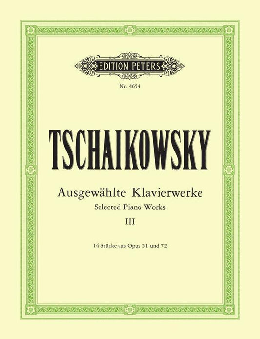Selected Piano Works Book 3 Ed Weitzmann (Softcover Book)
