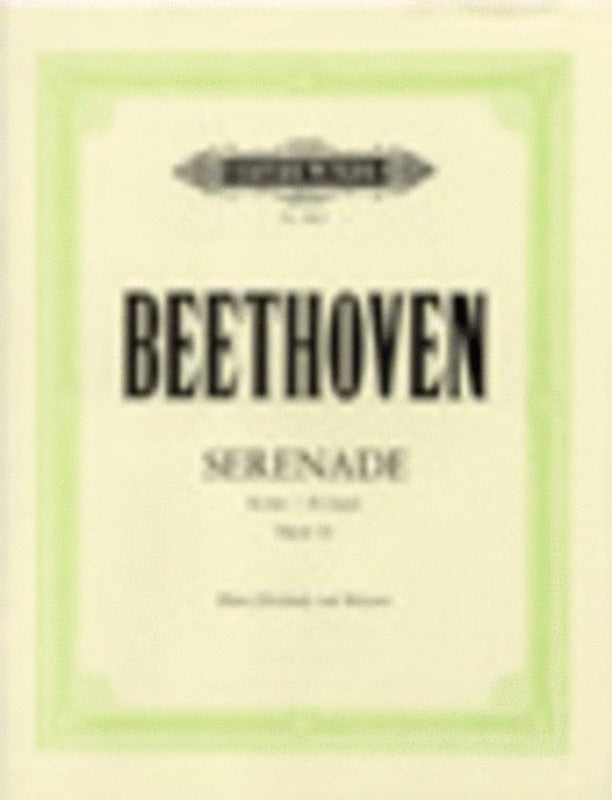 Serenade Op 41 Arr Bartuzat Violin/Piano (Softcover Book)