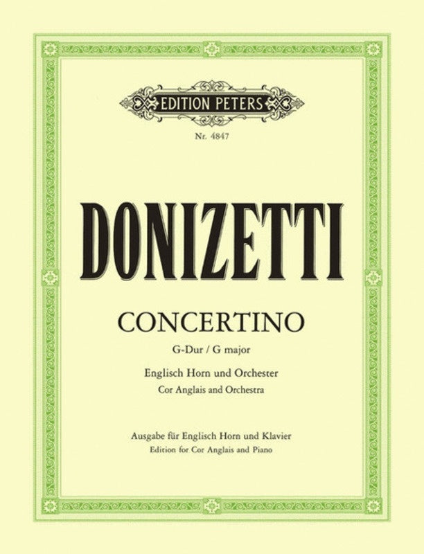 Concertino G Cor Anglias/Piano (Softcover Book)