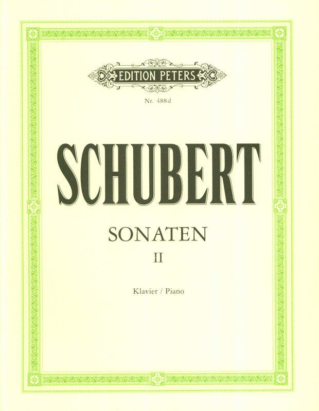 Schubert - Sonatas Vol. 2 for Piano Urtext, Edition Peters