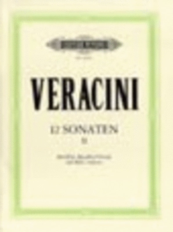Sonatas 12 Book 2 Op 1 Nos 4-6 Rec (Or Violin)/Piano (Softcover Book)