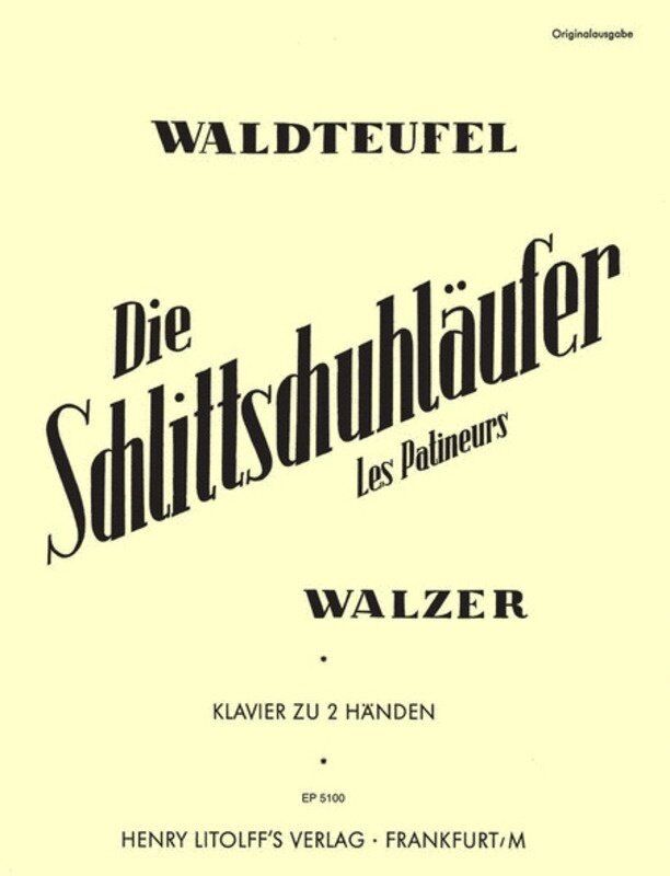 Waldteufel - The Skaters Waltz Op. 183 for Piano Solo, Edition Peters