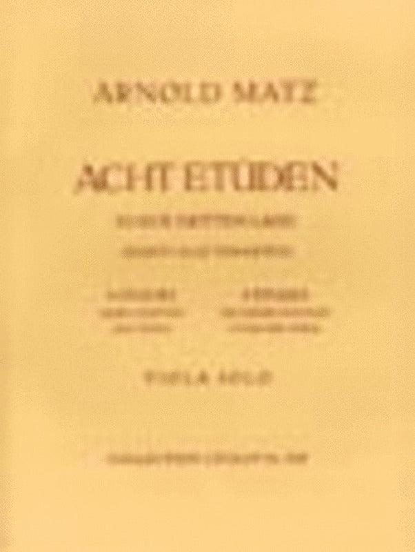 Studies 8 Third Position Viola (Softcover Book)