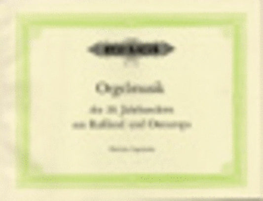 Russian Contemporary Organ Music (Softcover Book)