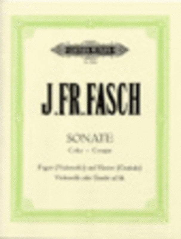 Sonata C Vlc Or Bassoon Piano (Softcover Book)