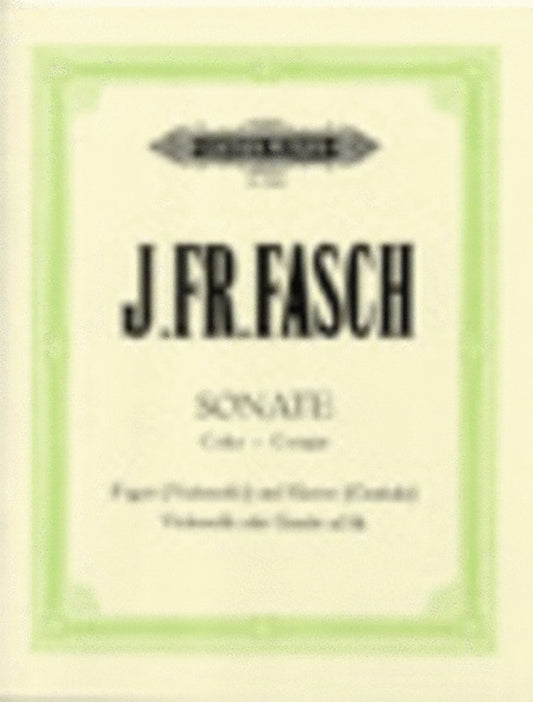 Sonata C Vlc Or Bassoon Piano (Softcover Book)
