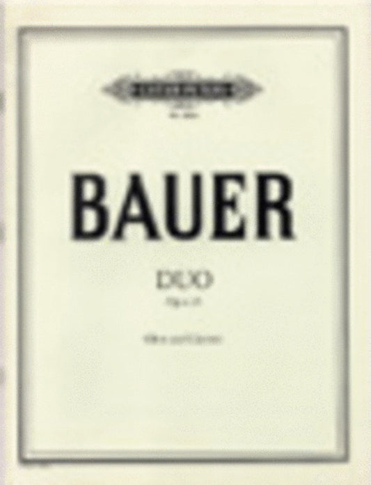 Duos Op 25 Oboe clarinet (Softcover Book)