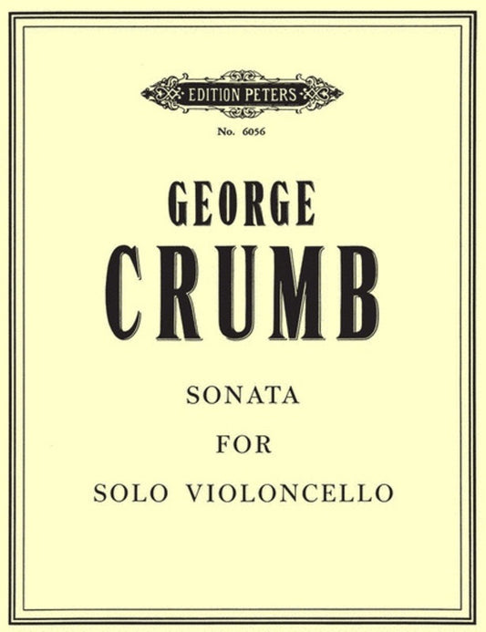 Sonata Vlc Solo (Softcover Book)