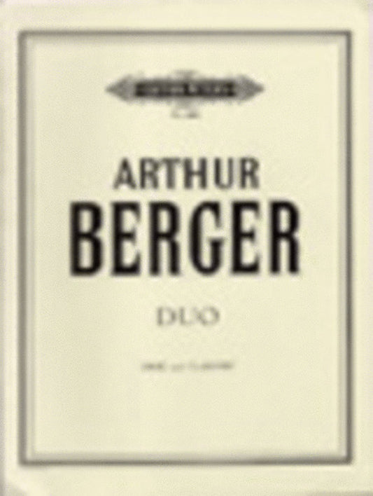 Duo Oboe clarinet (Softcover Book)