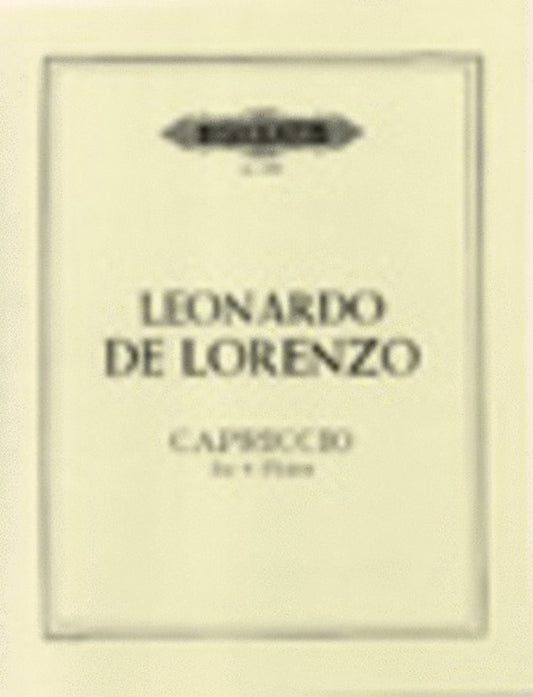Capriccio Op 82 No 3 4 Flute (Music Score/Parts) Book