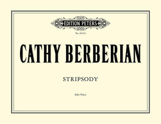 Stripsody Solo Voice (Softcover Book)