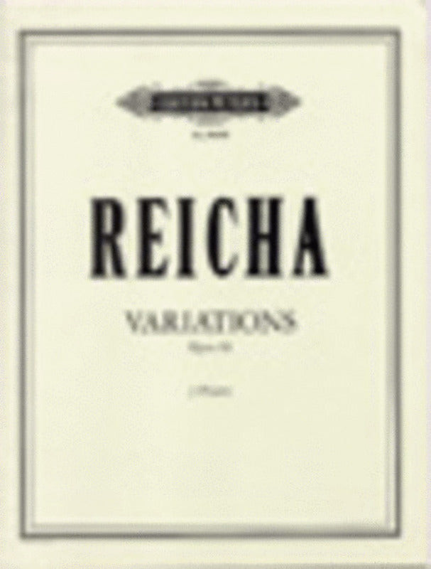 Variations 6 Op 20 Flute Duet (Softcover Book)