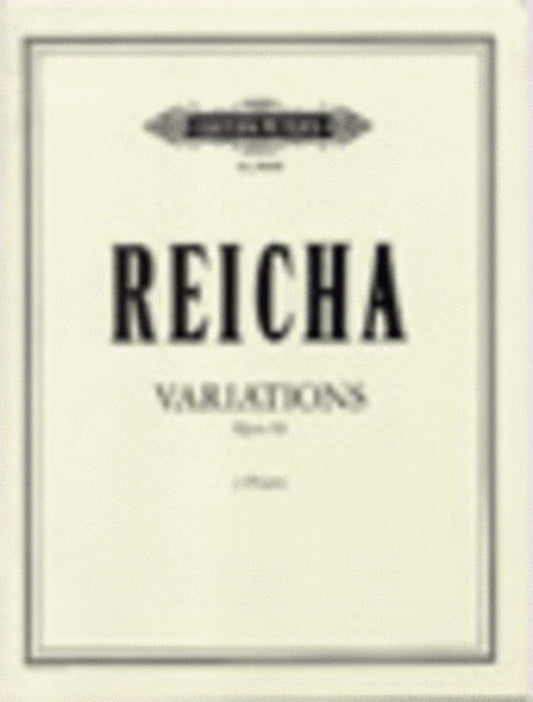 Variations 6 Op 20 Flute Duet (Softcover Book)
