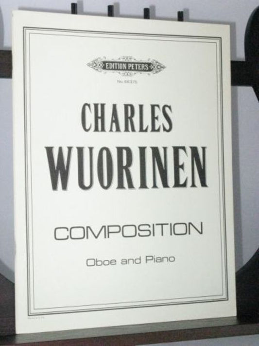 Wuorinen - Composition Oboe/Piano (Softcover Book)