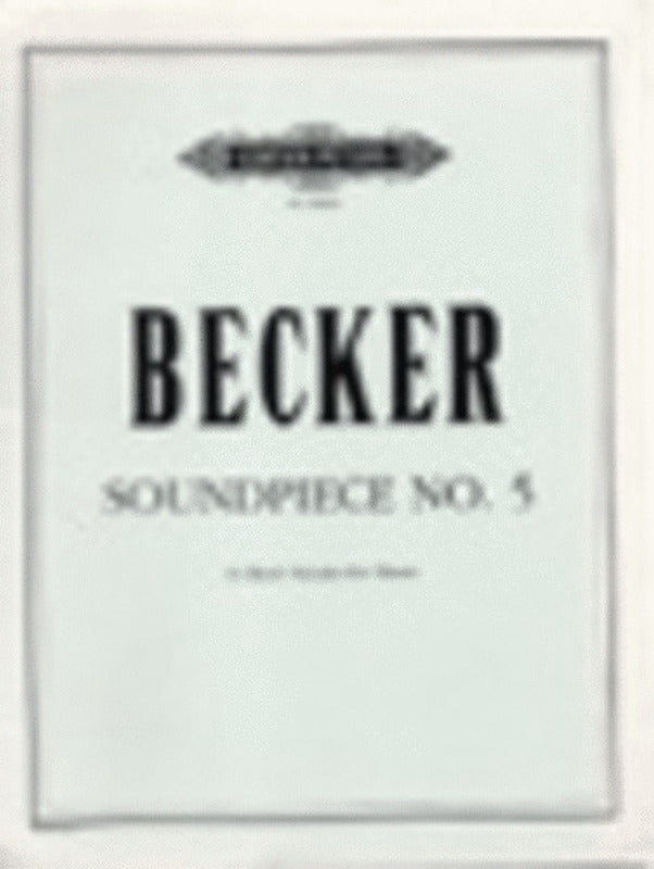 Soundpiece No 5 (Softcover Book)