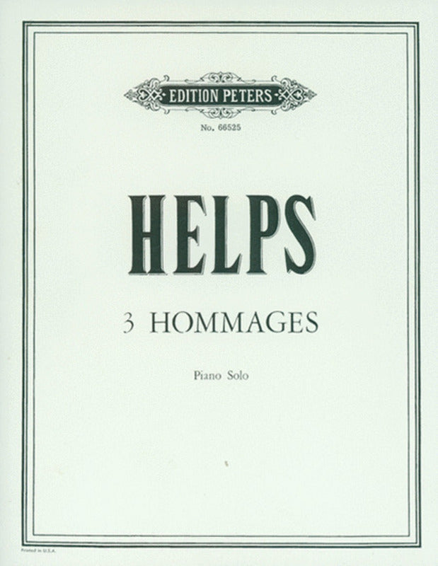 Trois Hommages (Softcover Book)