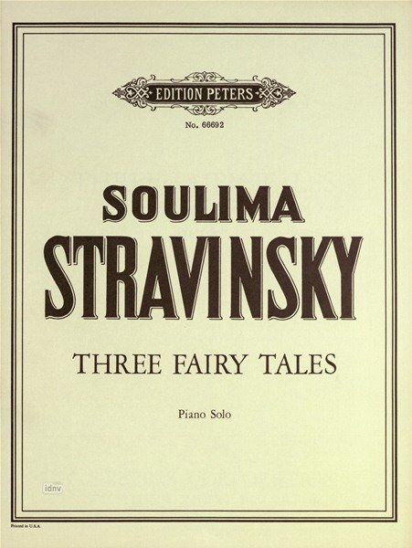 Fairy Tales 3 for Piano Solo by Soulima Stravinsky - Edition Peters