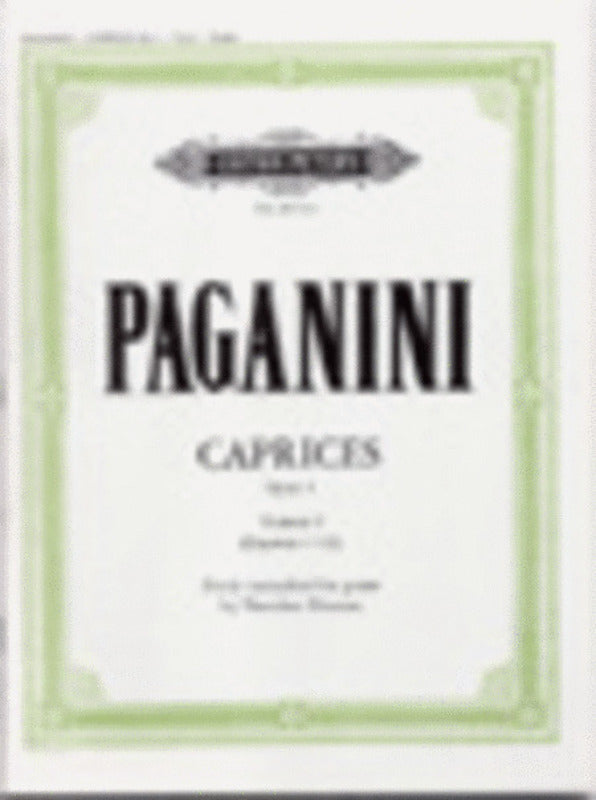 Caprices 24 Op 1 Book 1 No 1-12 Ed Norman (Softcover Book)