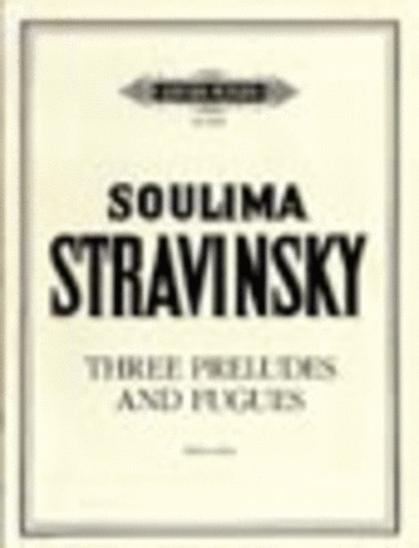 Preludes And Fugues 3 (Softcover Book)