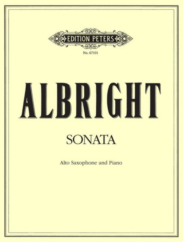 Sonata Alto Sax/Piano (Softcover Book)