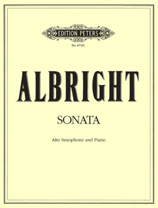Sonata Alto Sax/Piano (Softcover Book)