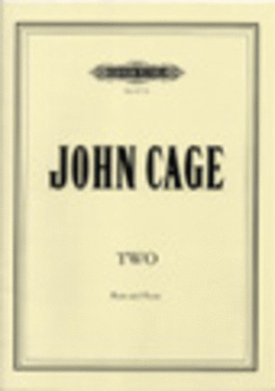 Two (1988) Flute/Piano (Softcover Book)