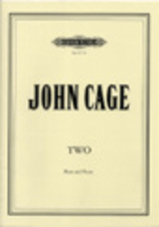 Two (1988) Flute/Piano (Softcover Book)