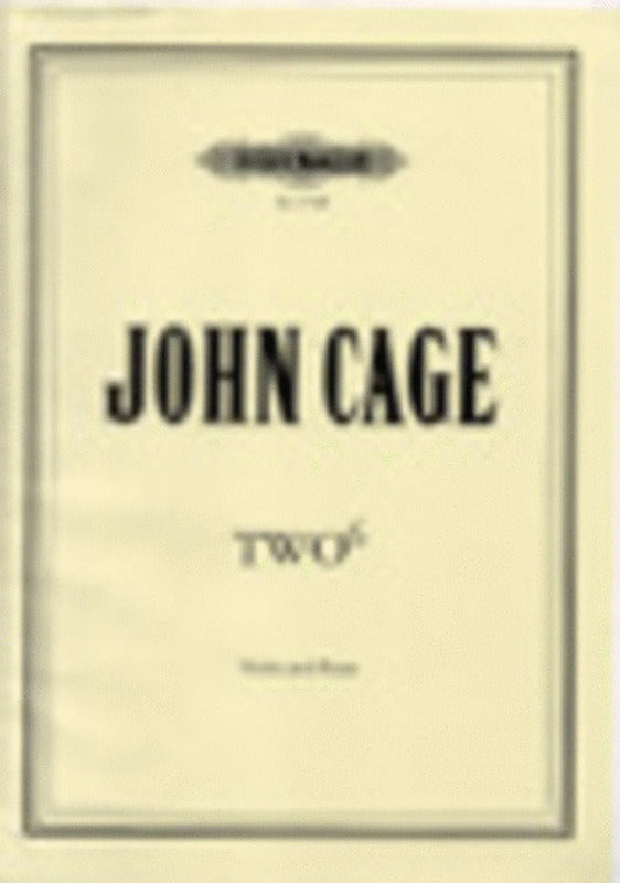 Two6 (1992) Violin/Piano (Softcover Book)