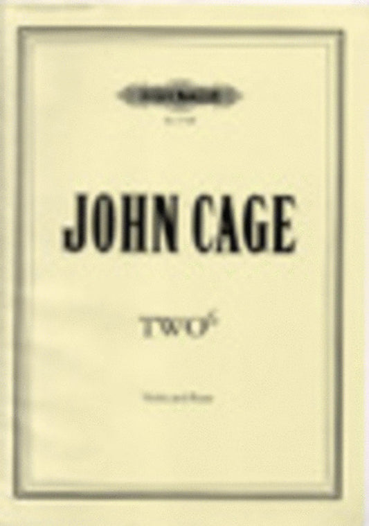 Two6 (1992) Violin/Piano (Softcover Book)