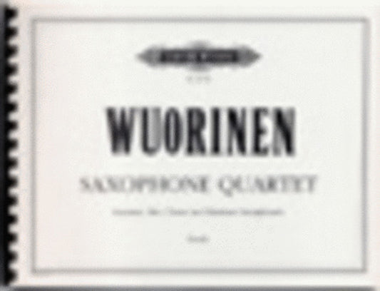Edition Peters - Saxophone Quartet SATB Sax Quartet