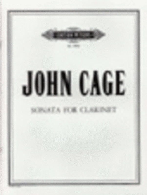 Sonata For Solo Clarinet (Softcover Book)