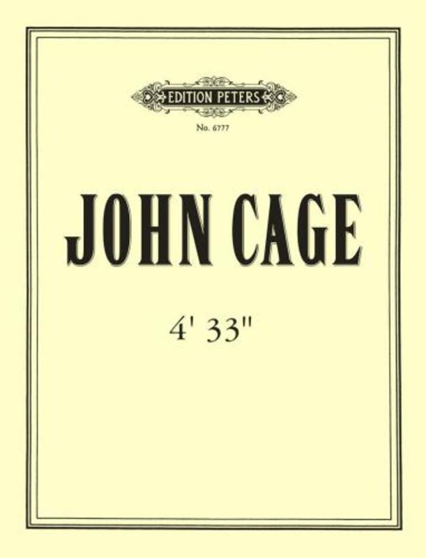 4 33 (1952) Tacet Any Instrument (Music Score/Parts) Book