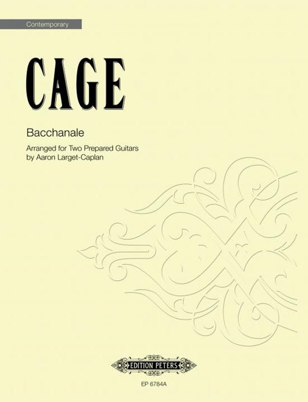 Age - Bacchanale Arranged For 2 Prepared Guitars (Pod) Softcover Book (Guitar)