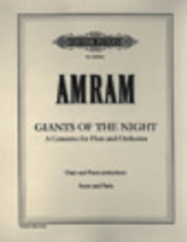 Giants Of The Night Flute/Piano (Softcover Book)