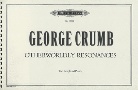 Otherwordly Resonances 2 Piano 4 Hand (Softcover Book)