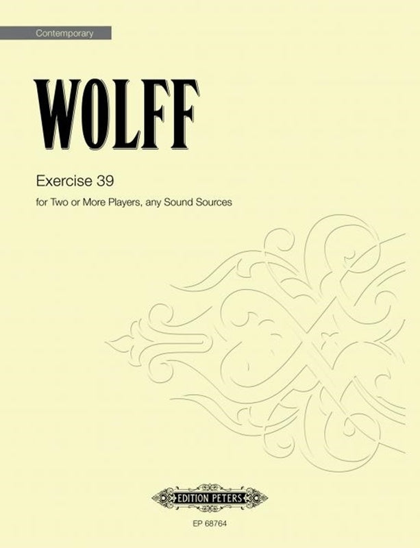 Wolff - Exercise 39 For Two Or More Players (Pod) Softcover Book (All Instruments)