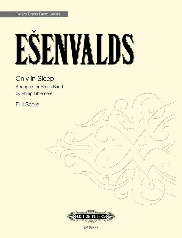Only In Sleep For Brass Band Full Score Score