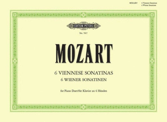 Mozart - Viennese Sonatinas for Piano Duet, Edition Peters