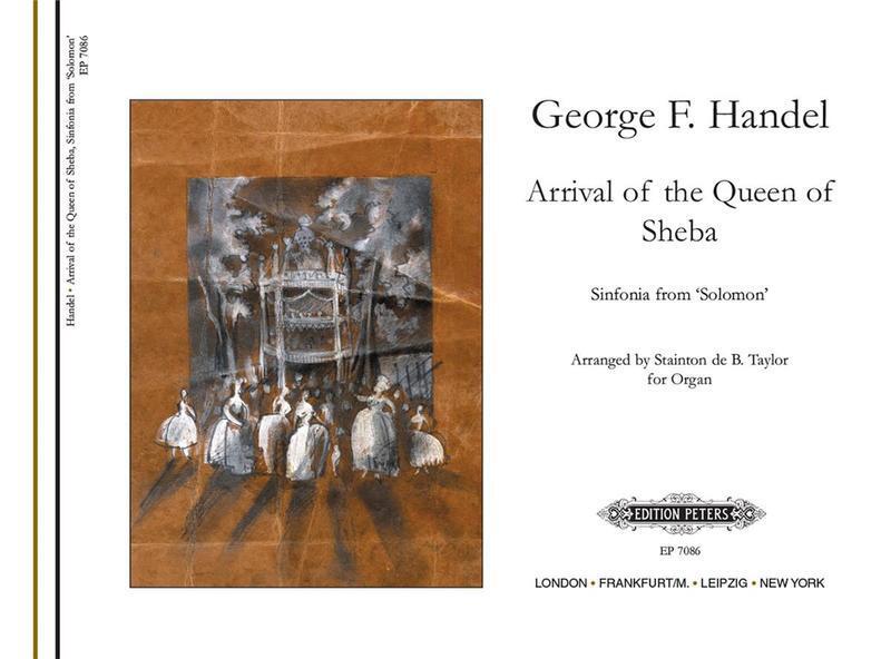 Handel - Arrival Of The Queen Of Sheba Organ (Softcover Book)