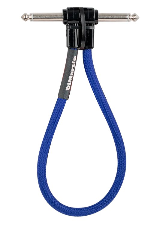 Dimarzio 12 Inch Patch Cable - Electric Blue