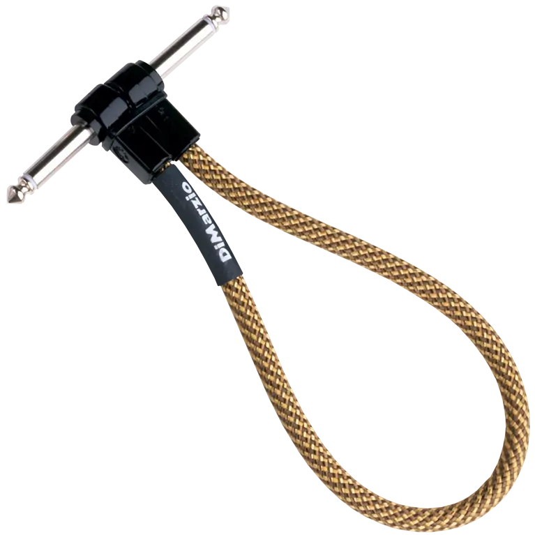 DiMarzio 12 Inch Patch Cable Vintage Tweed