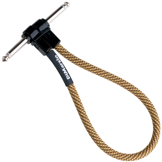 DiMarzio 12 Inch Patch Cable Vintage Tweed