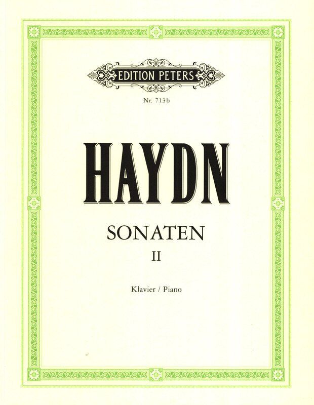 Haydn - Piano Sonatas Volume 2, Edition Peters, Piano Solo, Hob.XVI Nos. 2, 5, 13, 14, 18, 21, 23, 27, 28, 29, 33, 39