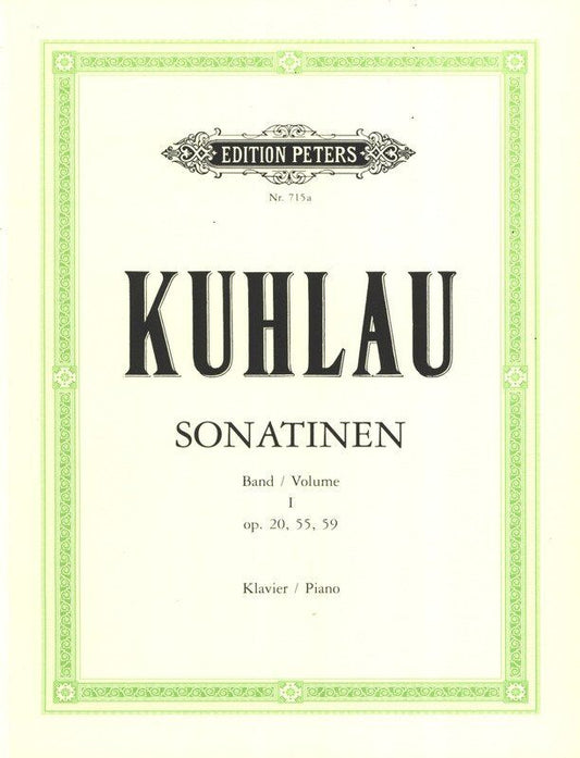 Kuhlau - Sonatinas Vol. 1 Op. 20, 55, 59 for Piano