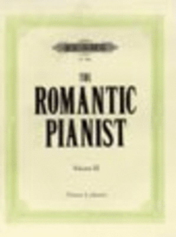 Romantic Pianist Book 3 Ed Johnson (Softcover Book)